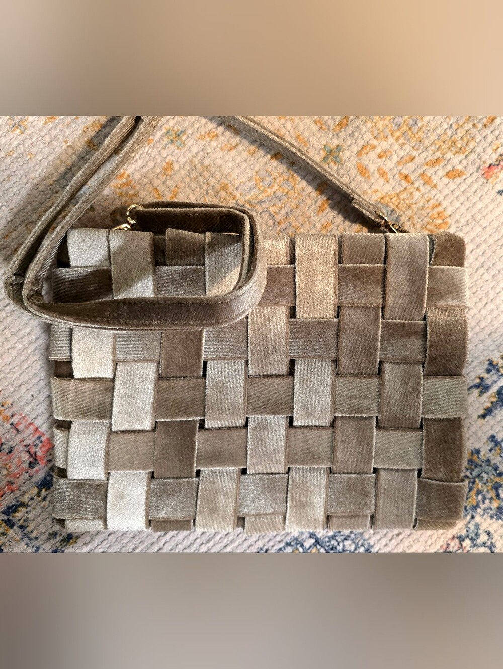 Anthropologie Lindy Woven Clutch